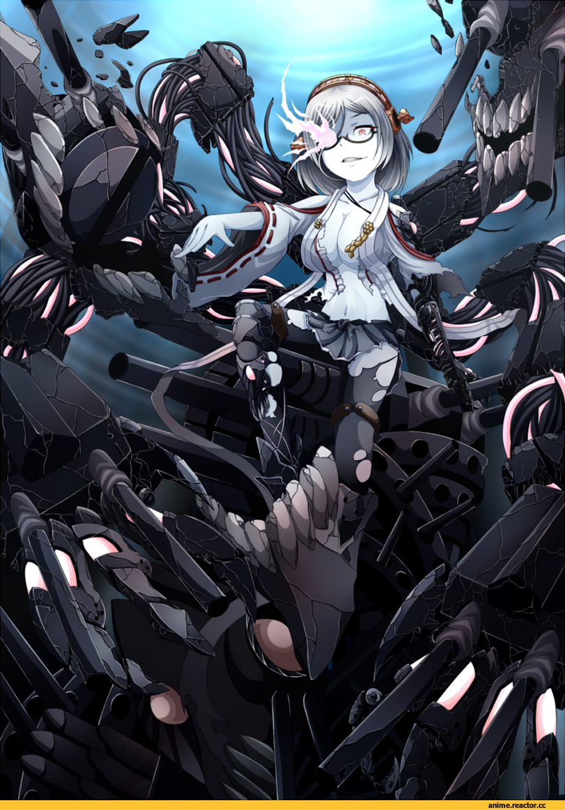 Kirishima (Kantai Collection), Kantai Collection, Anime Art, ogawa shou, Shinkaisei-kan, Abyssal Kanmusu, Anime