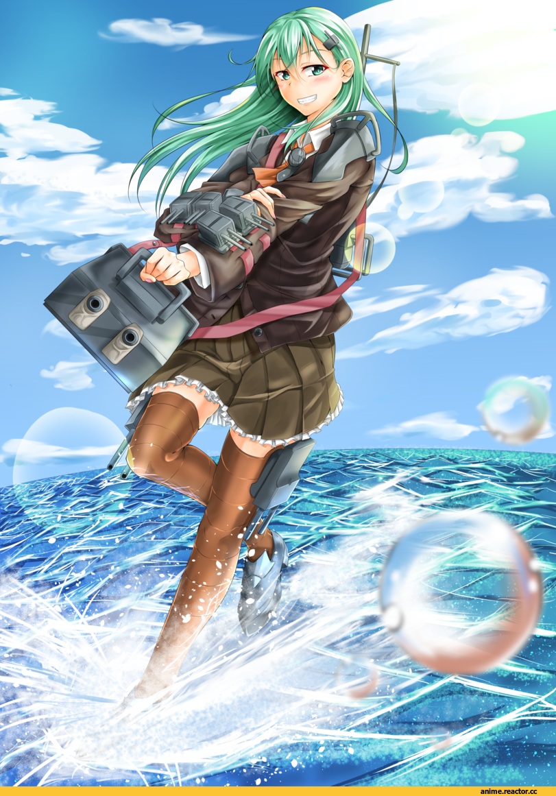 Anime Art, kuromu, Kantai Collection, Suzuya (Kantai Collection), Anime
