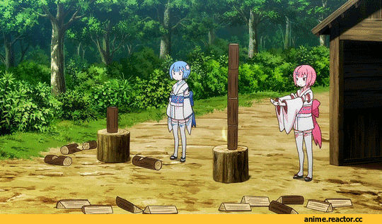 Re Zero Kara Hajimeru Isekai Seikatsu, Rem (re zero), в комментариях еще одна, Tama Satou, Anime