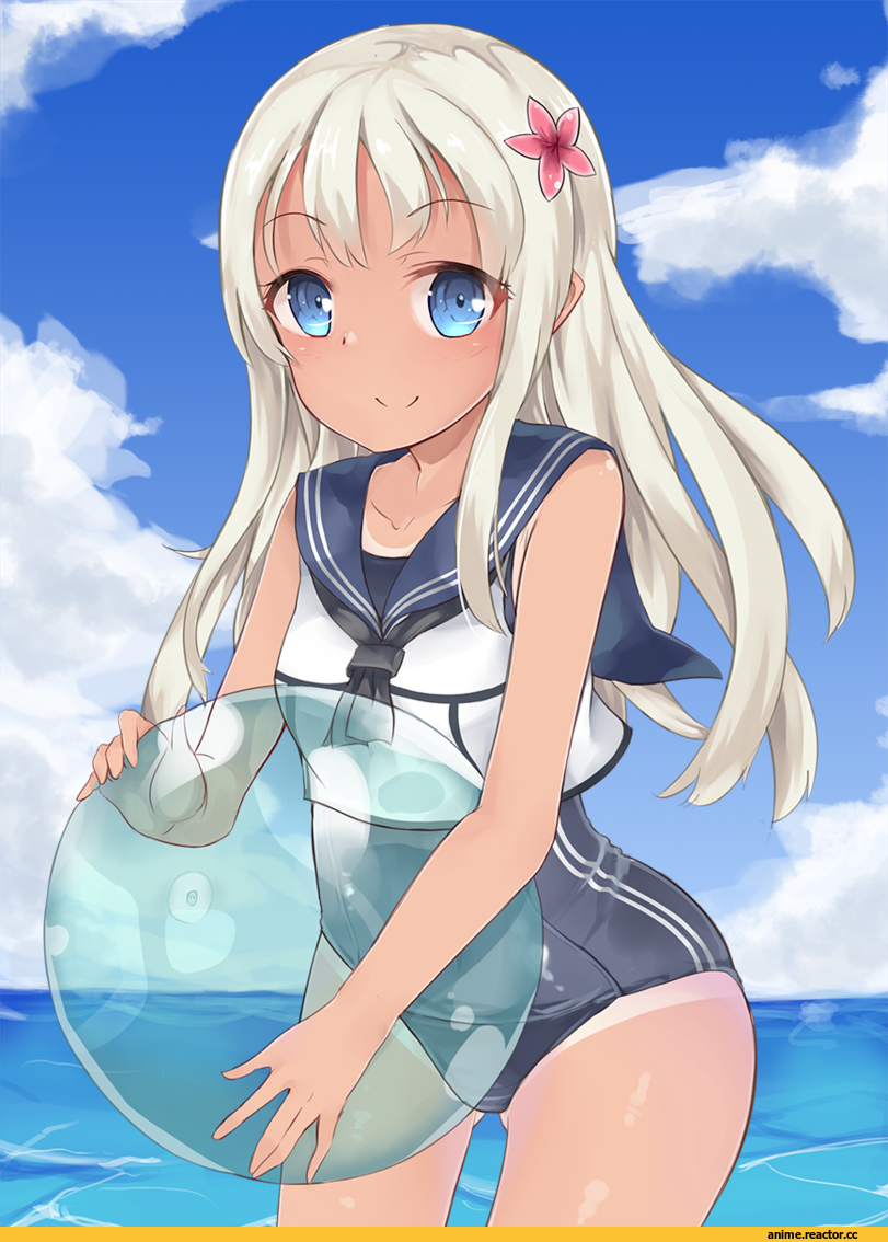 Anime Art, monobe tsukuri, Kantai Collection, Ro-500 (Kantai Collection), Anime