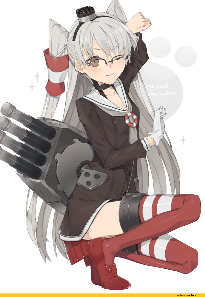 Hayashi Kewi, Amatsukaze (Kantai Collection), Kantai Collection, Megane, Anime