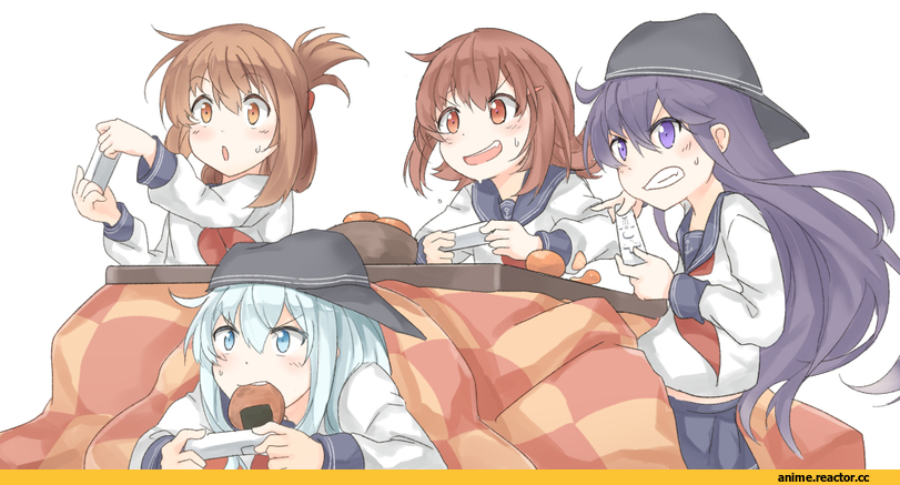 Hibiki (Kantai Collection), Kantai Collection, akatsuki (kantai collection), ikazuchi (kantai collection), Inazuma (Kantai Collection), Ido (Teketeke), Anime