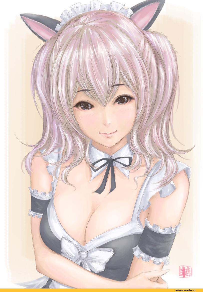 Kantai Collection, Kashima (Kantai Collection), sweetsoupman, Animal Ears, Maid, Anime