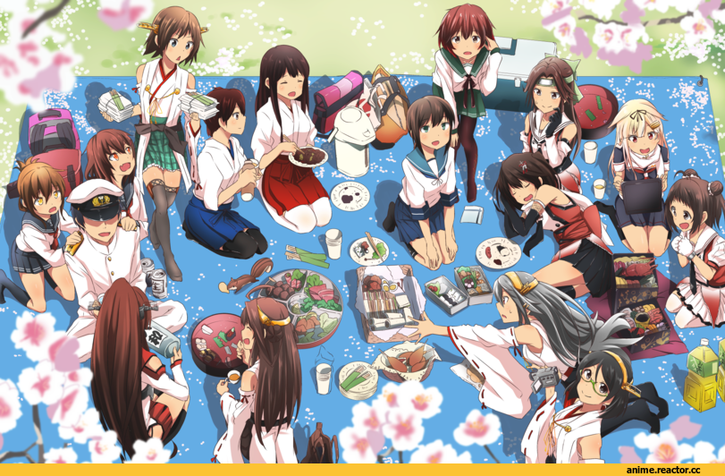Fubuki (Kantai Collection), yuudachi (kantai collection), Akagi (Kantai Collection), Kongou (Kantai Collection), Haruna (Kantai Collection), Kaga (Kantai Collection), ikazuchi (kantai collection), Inazuma (Kantai Collection), Yamato (Kantai Collection), Admiral (Kantai Collection), Anime, Kantai Collection, Admiral and others, kikyou (kiss-shot), Mutsuki (Kantai Collection), Jintsuu (Kantai Collection), Naka (Kantai Collection), hiei (kantai collection), Kirishima (Kantai Collection), Sendai (Kantai Collection)
