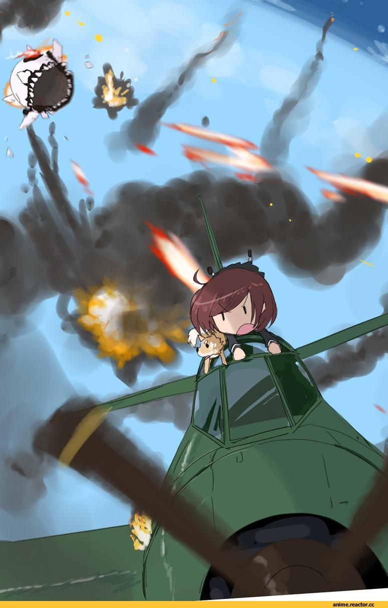 Fairy (Kantai Collection), Kantai Collection, Anime Art, imai tetsuya, под катом еще одна, Anime