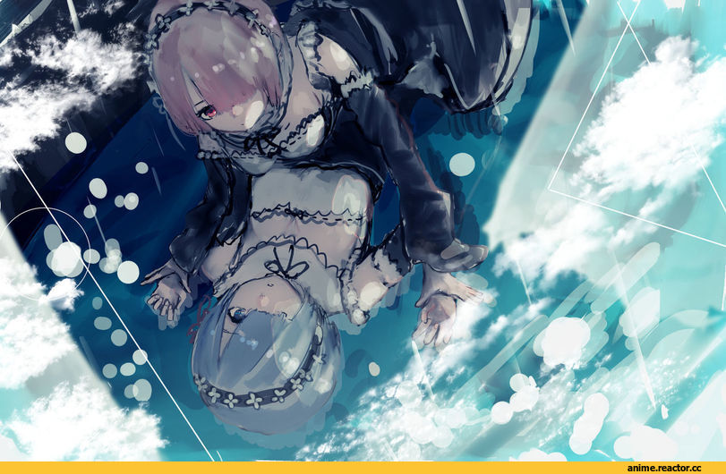 Re Zero Kara Hajimeru Isekai Seikatsu, Ram (Re Zero), Rem (re zero), Anime Paint, Anime Art, Anime