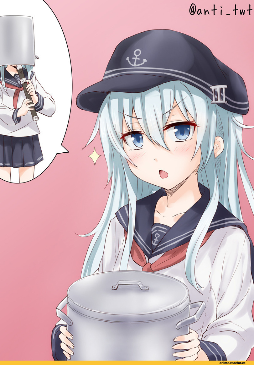 Anti (Untea9), Hibiki (Kantai Collection), Kantai Collection, Anime
