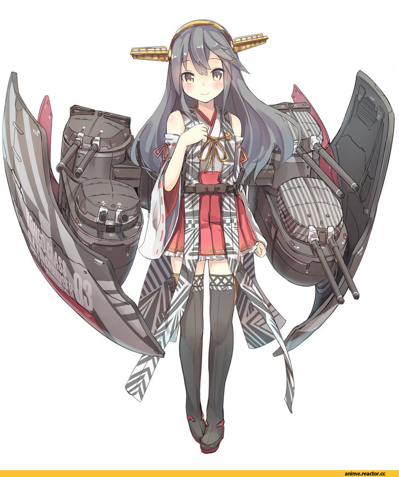 nanashina, Haruna (Kantai Collection), Kantai Collection, Anime