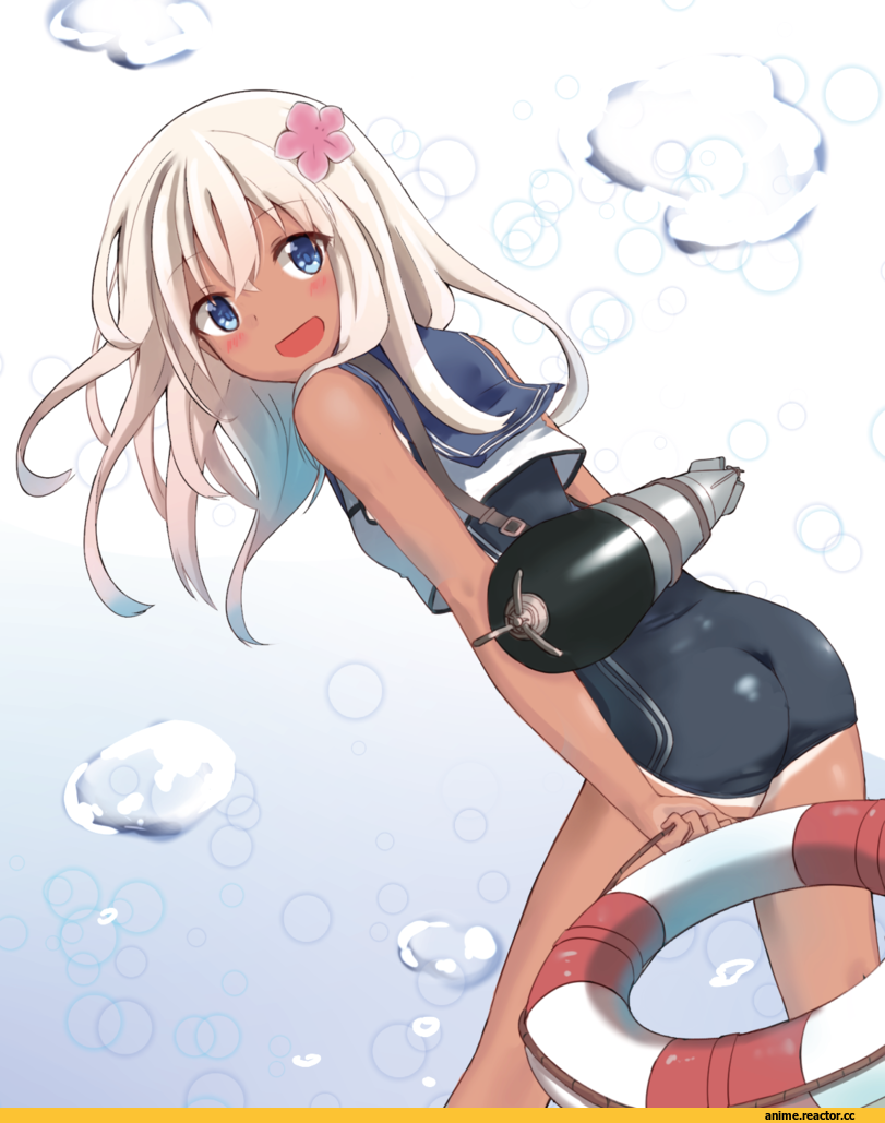Anime Art, shikuro (iorimiyakiyo), Kantai Collection, Ro-500 (Kantai Collection), Anime
