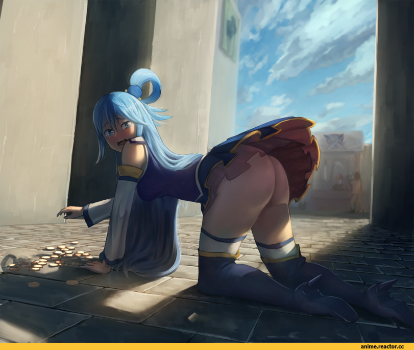 Maplestar, Anime Ero Ass, Anime Ero, Aqua (KonoSuba), KonoSuba, Anime