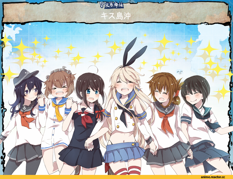 fukusuke teitoku, akatsuki (kantai collection), Kantai Collection, Yukikaze (Kantai Collection), Shigure (Kantai Collection), shimakaze (kantai collection), Inazuma (Kantai Collection), Fubuki (Kantai Collection), Anime