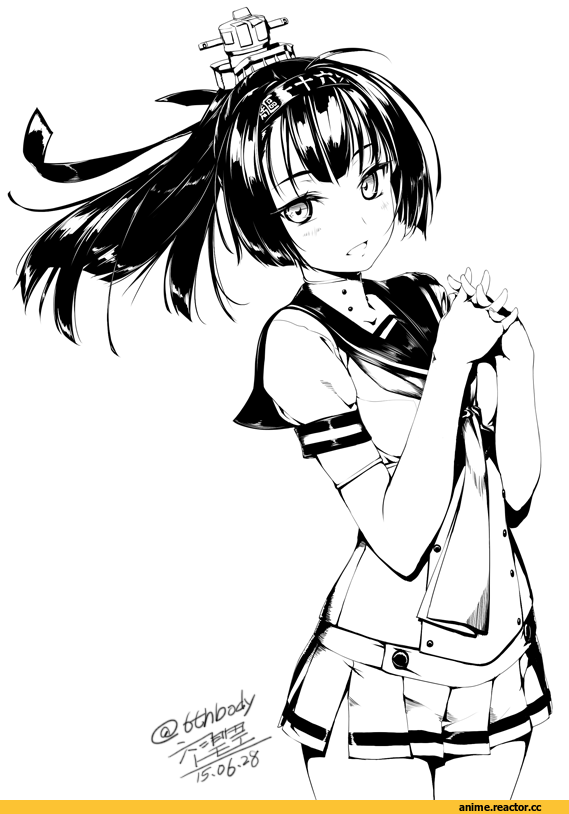 Rokuwata Tomoe, Anime Art, Akizuki (Kantai Collection), Kantai Collection, Monochrome (Anime), Anime