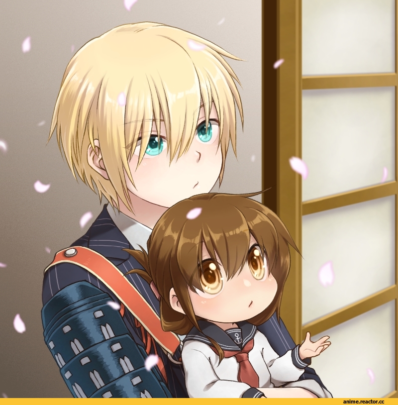 Inazuma (Kantai Collection), Kantai Collection, yamanbagiri kunihiro, Touken Ranbu, crossover, Anime