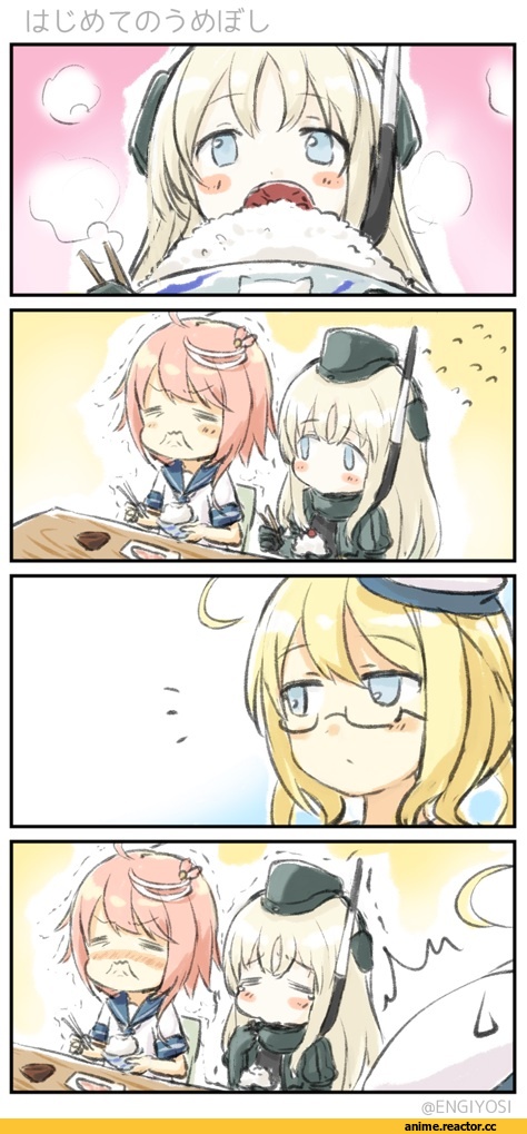 Engiyoshi, Anime Art, i-58 (kantai collection), Kantai Collection, i-8 (kantai collection), U-511 (Kantai Collection), 4koma, Anime Комиксы, Кантай комиксы, Anime