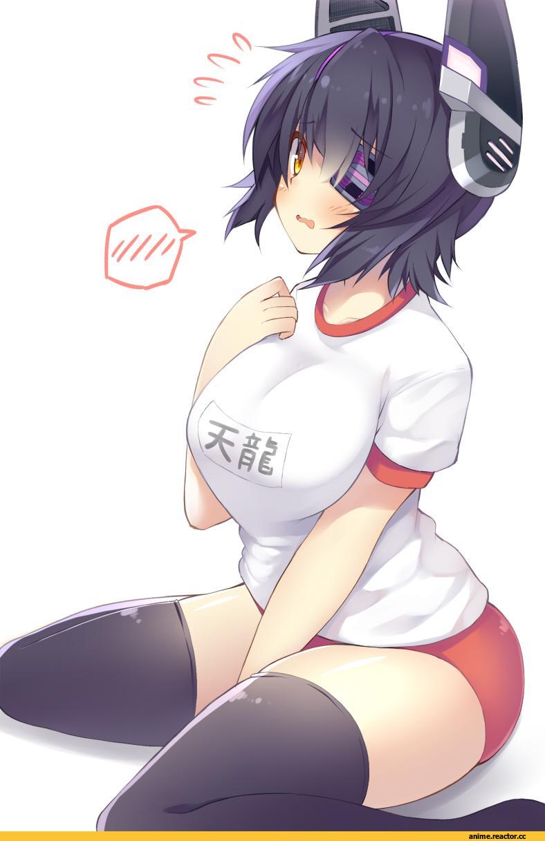 kurono nekomaru, tenryuu (kantai collection), Kantai Collection, Anime