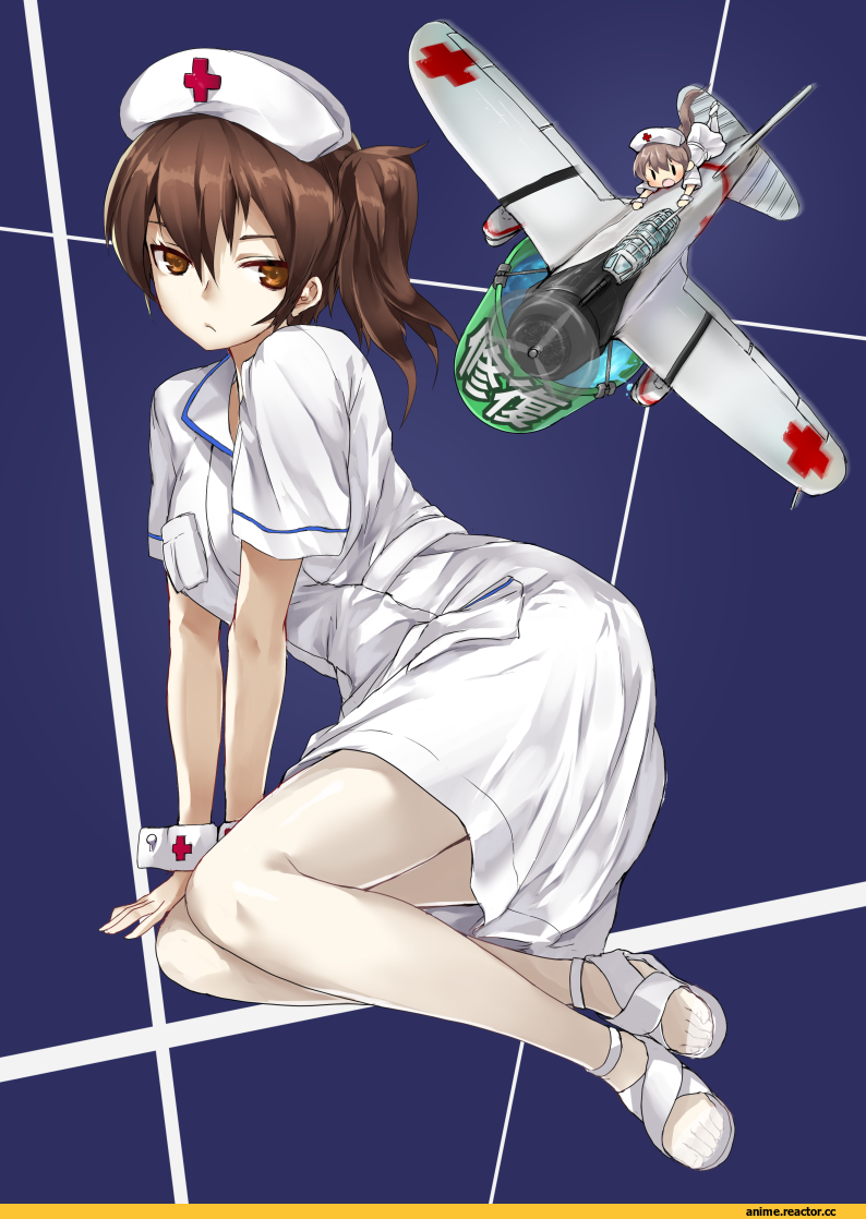 magu (mugsfc), Kaga (Kantai Collection), Kantai Collection, Fairy (Kantai Collection), Anime