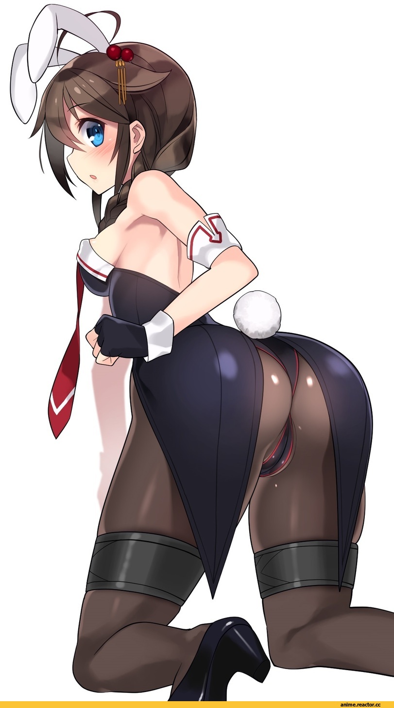 Usagimimi, Animal Ears, Shigure (Kantai Collection), Kantai Collection, Anime