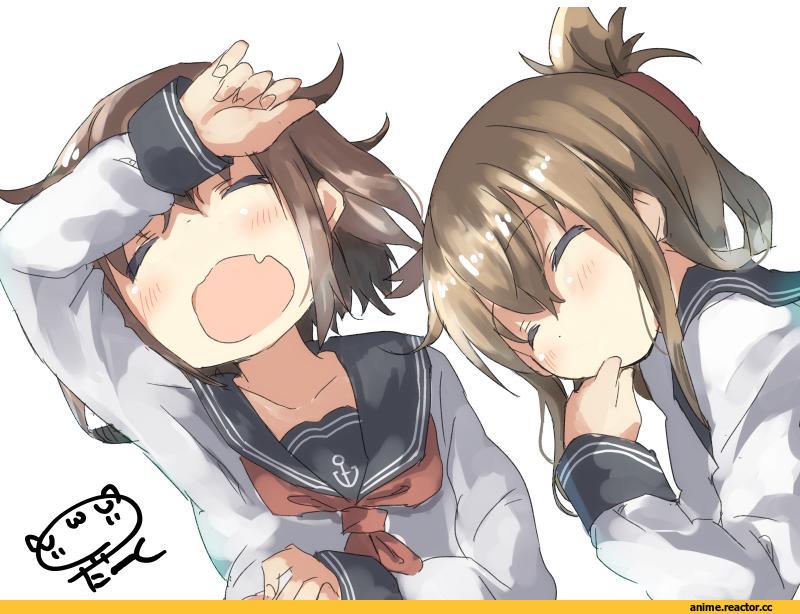 darkside, ikazuchi (kantai collection), Kantai Collection, Inazuma (Kantai Collection), Anime