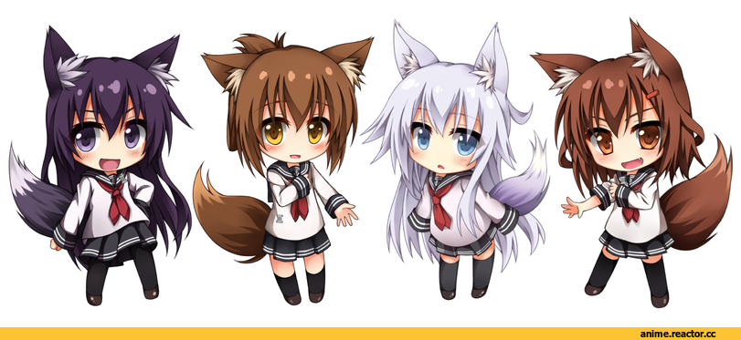 Hibiki (Kantai Collection), Kantai Collection, Akatsuki, Inazuma (Kantai Collection), Ikazuchi, Anime Art, lowell (ouranoss2kanata), Kitsune, Animal Ears, Anime