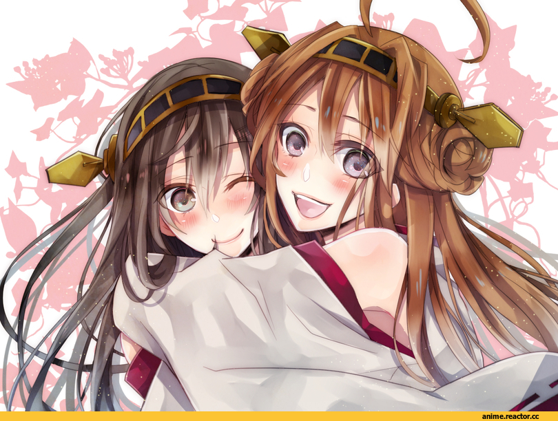 mizuyu, Haruna (Kantai Collection), Kantai Collection, Kongou (Kantai Collection), Anime