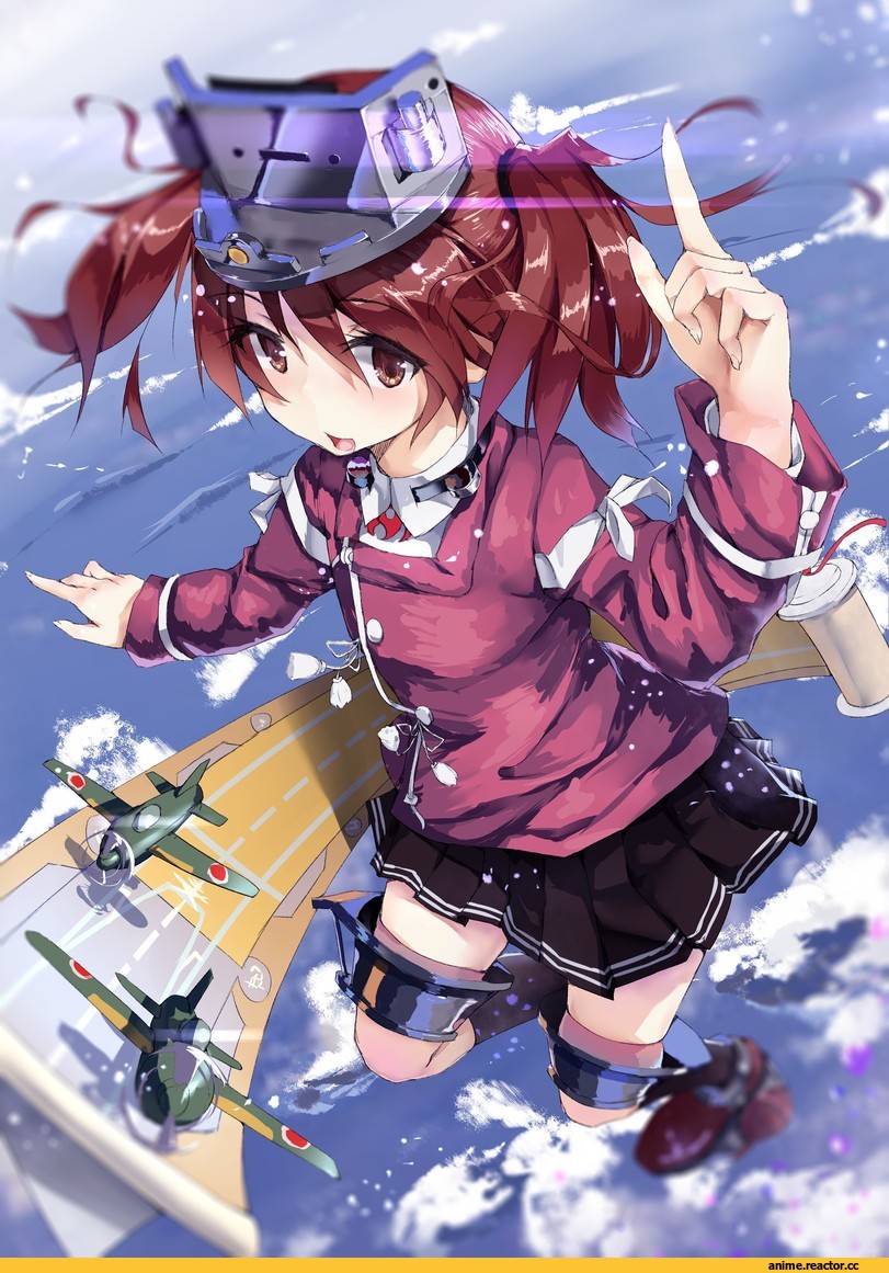 Ryuujou, Kantai Collection, kentia, Anime