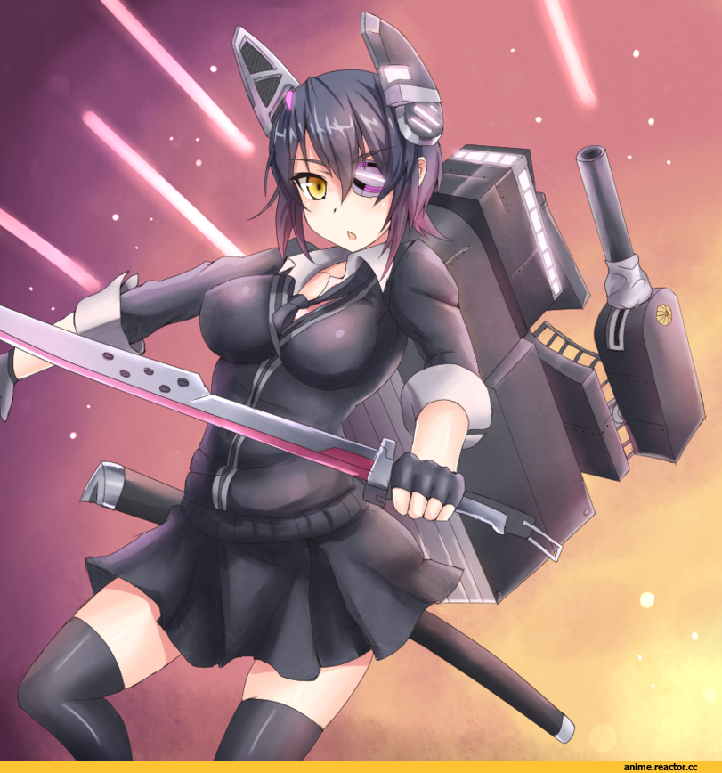 Tenryuu, Kantai Collection, sumapan, Anime Art, Anime