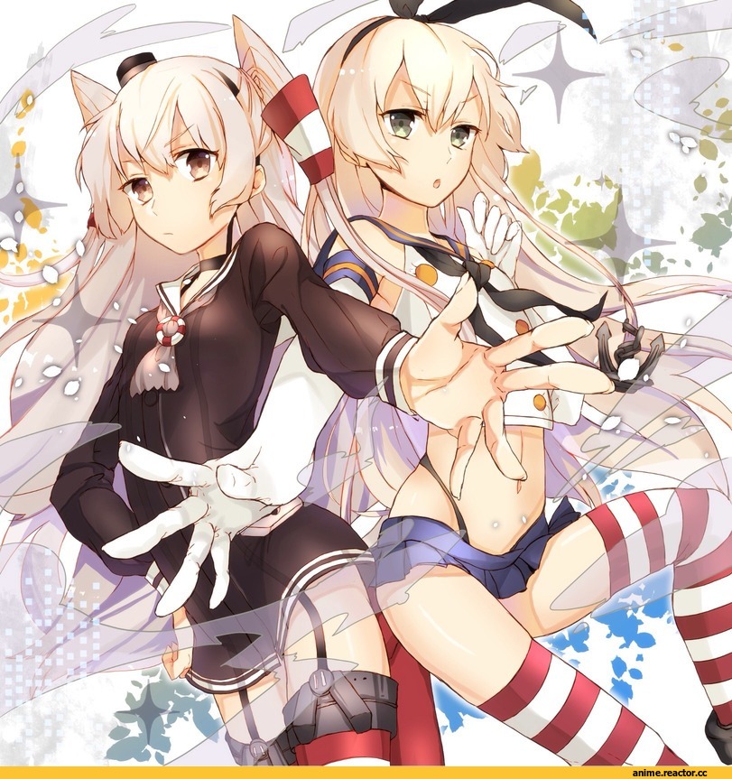 Shimakaze, Kantai Collection, Amatsukaze (Kantai Collection), Anime