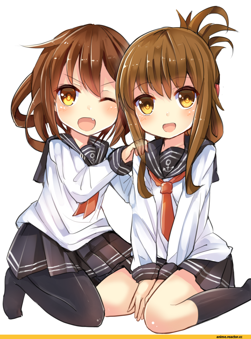 u rin, ikazuchi (kantai collection), Kantai Collection, Inazuma (Kantai Collection), Anime