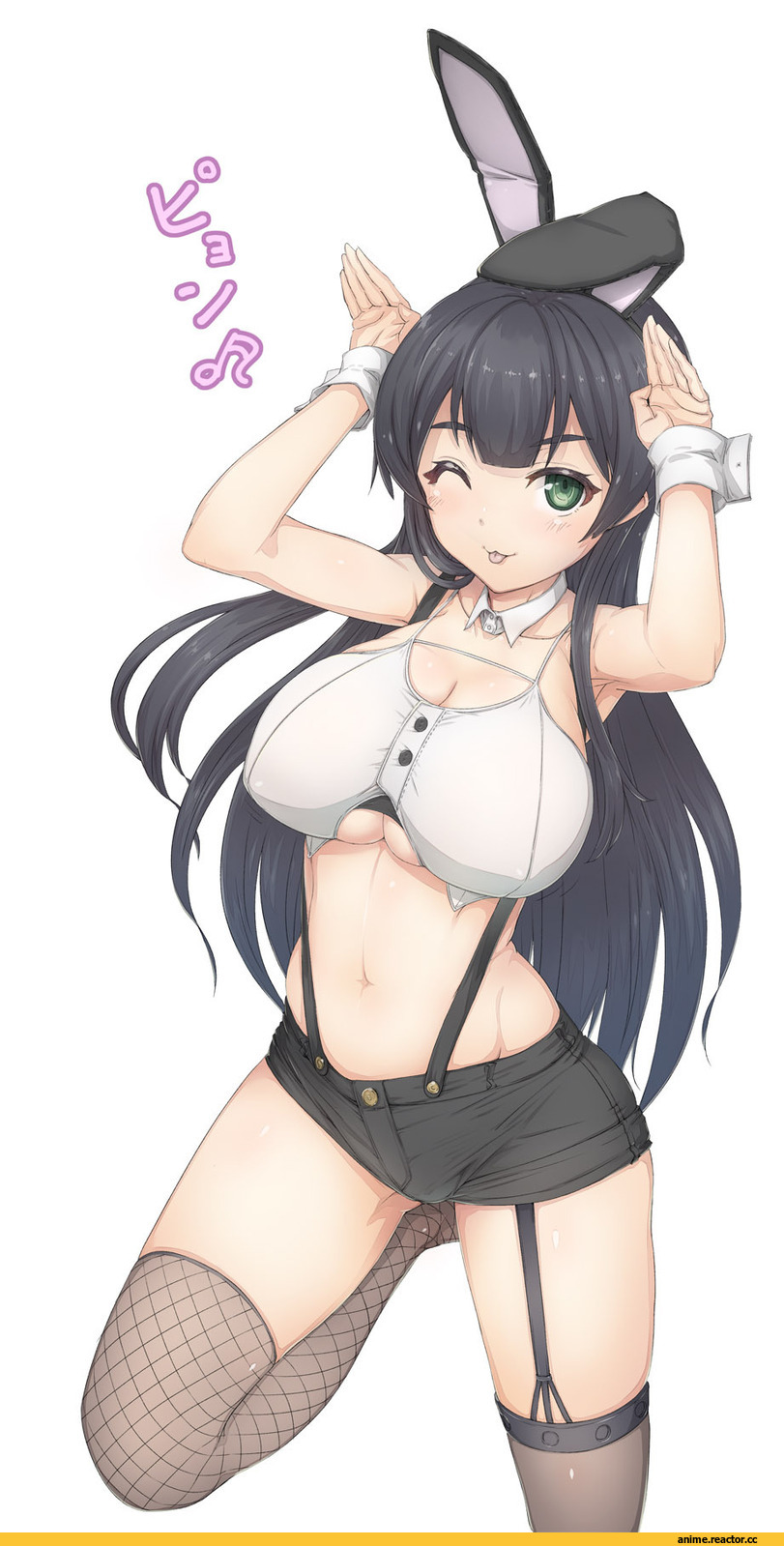 Agano, Kantai Collection, urigarasu, Usagimimi, Animal Ears, Anime