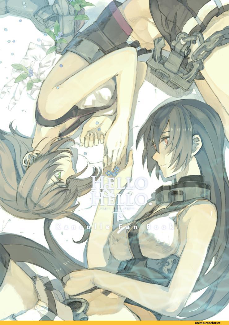 Mutsu, Kantai Collection, Nagato (Kantai Collection), cosmic (crownclowncosmic), Anime
