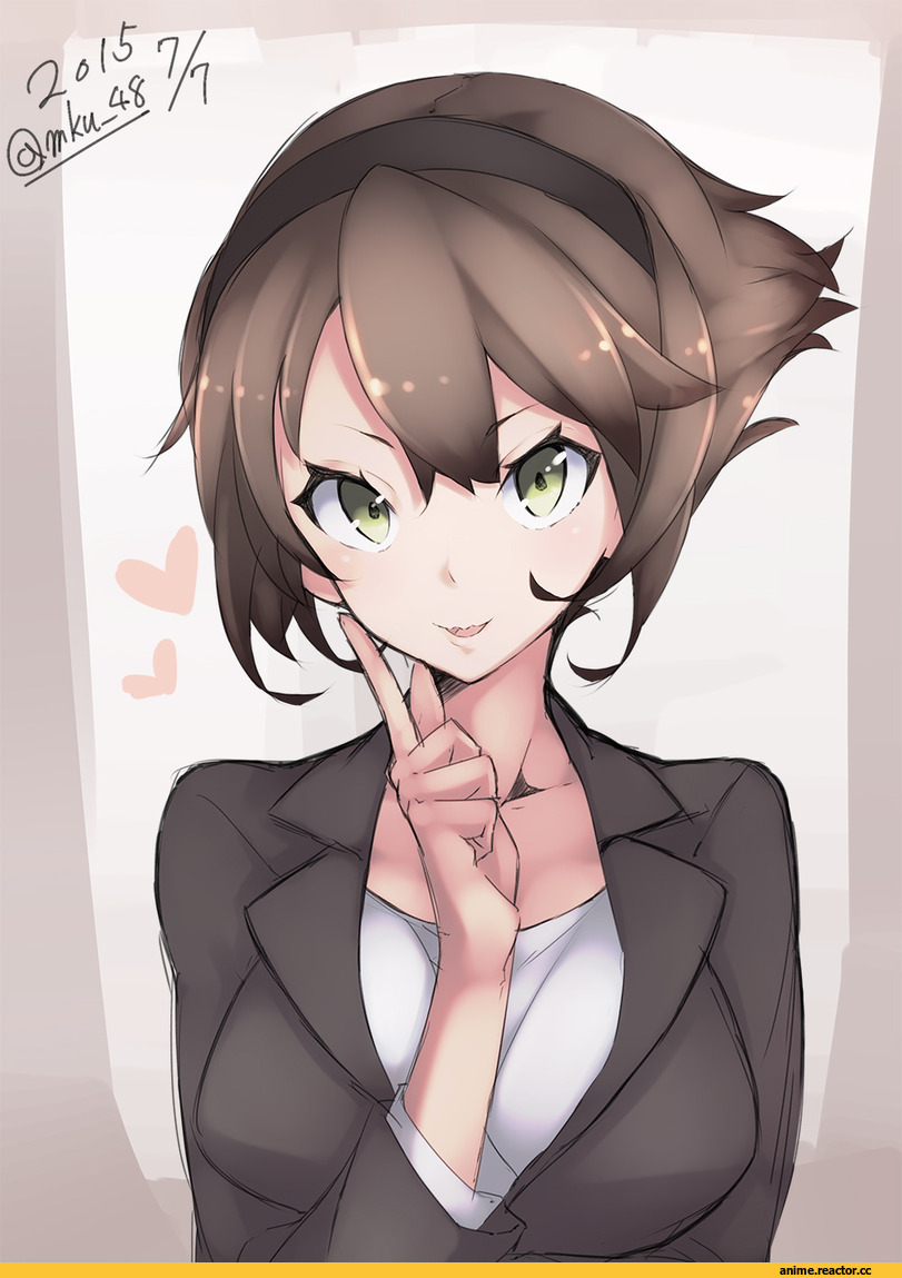 Mutsu, Kantai Collection, mku, Anime