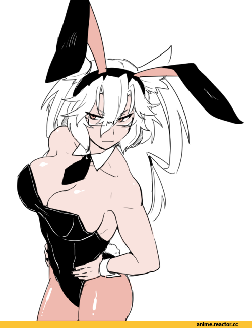 ikeshita moyuko, Musashi (Kantai Collection), Kantai Collection, Usagimimi, Animal Ears, Anime