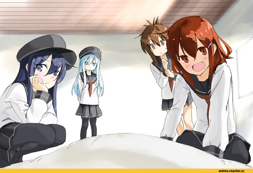 Hibiki (Kantai Collection), Kantai Collection, akatsuki (kantai collection), Inazuma (Kantai Collection), ikazuchi (kantai collection), shirubaburu, Anime
