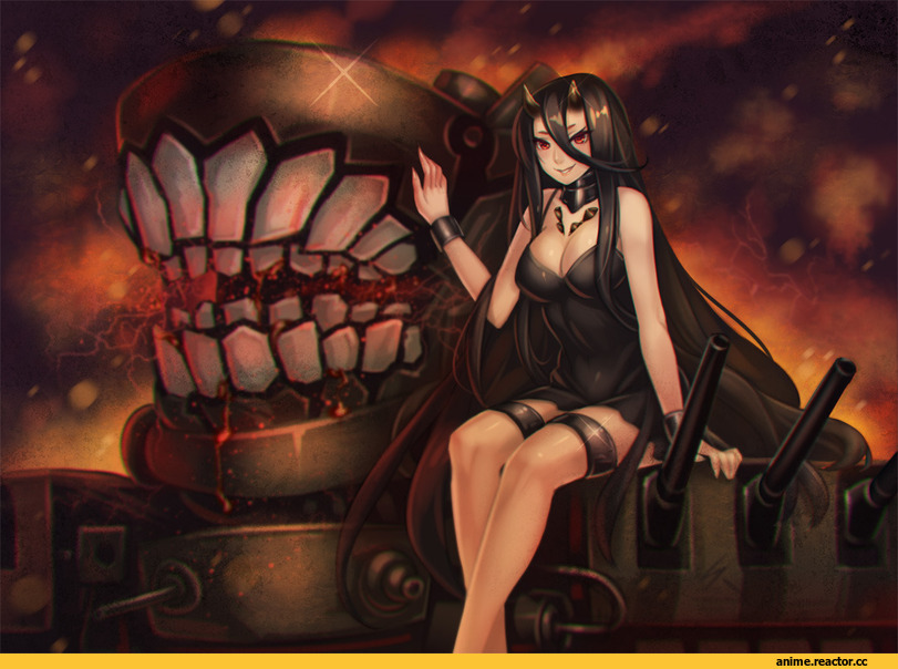 battleship hime, Kantai Collection, kaizeru, Anime