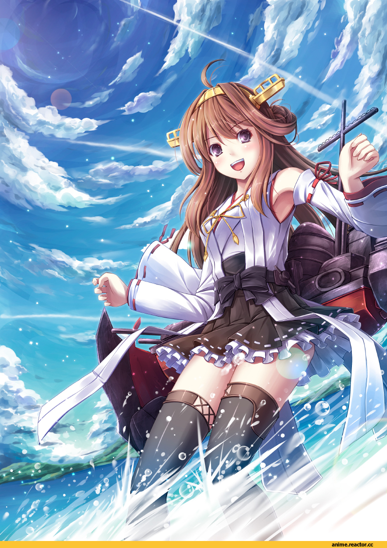 Kongou (Kantai Collection), Kantai Collection, Akashio (loli ace), Anime Art, Anime