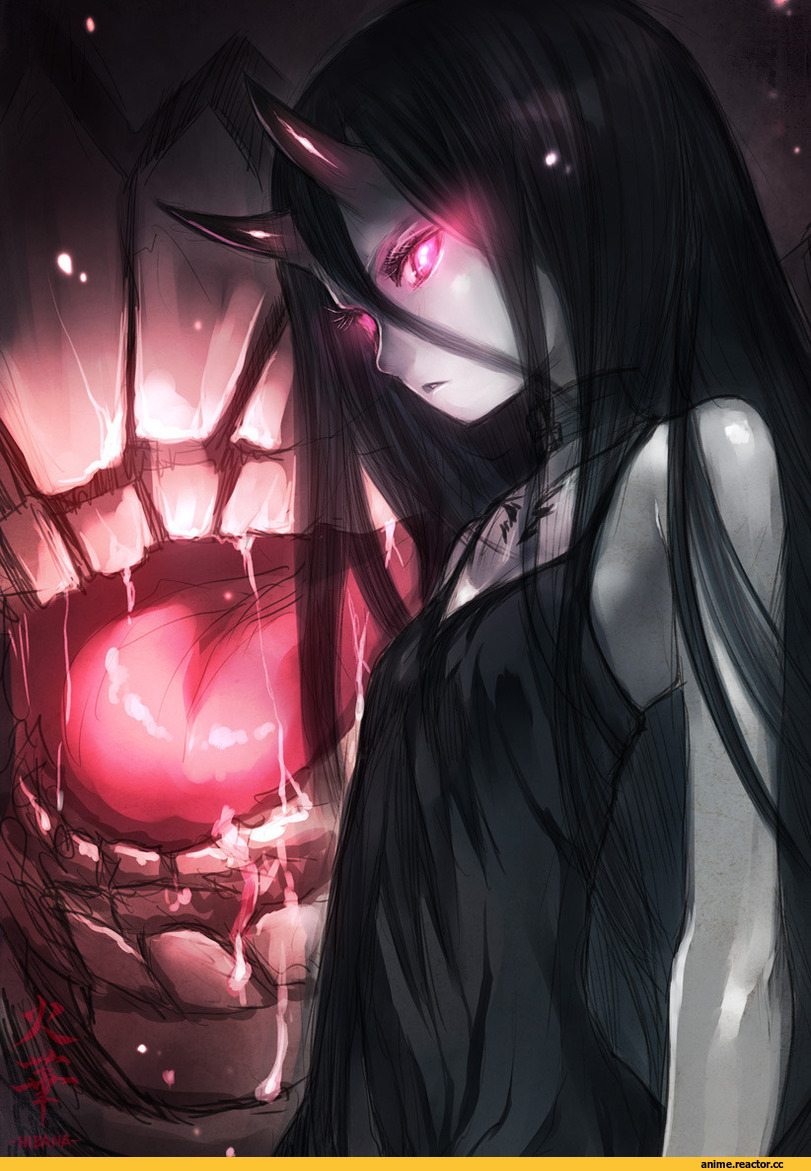 battleship hime, Kantai Collection, Anime Art, hibanar, shinkaisei-ka, Shinkaisei-kan, Anime