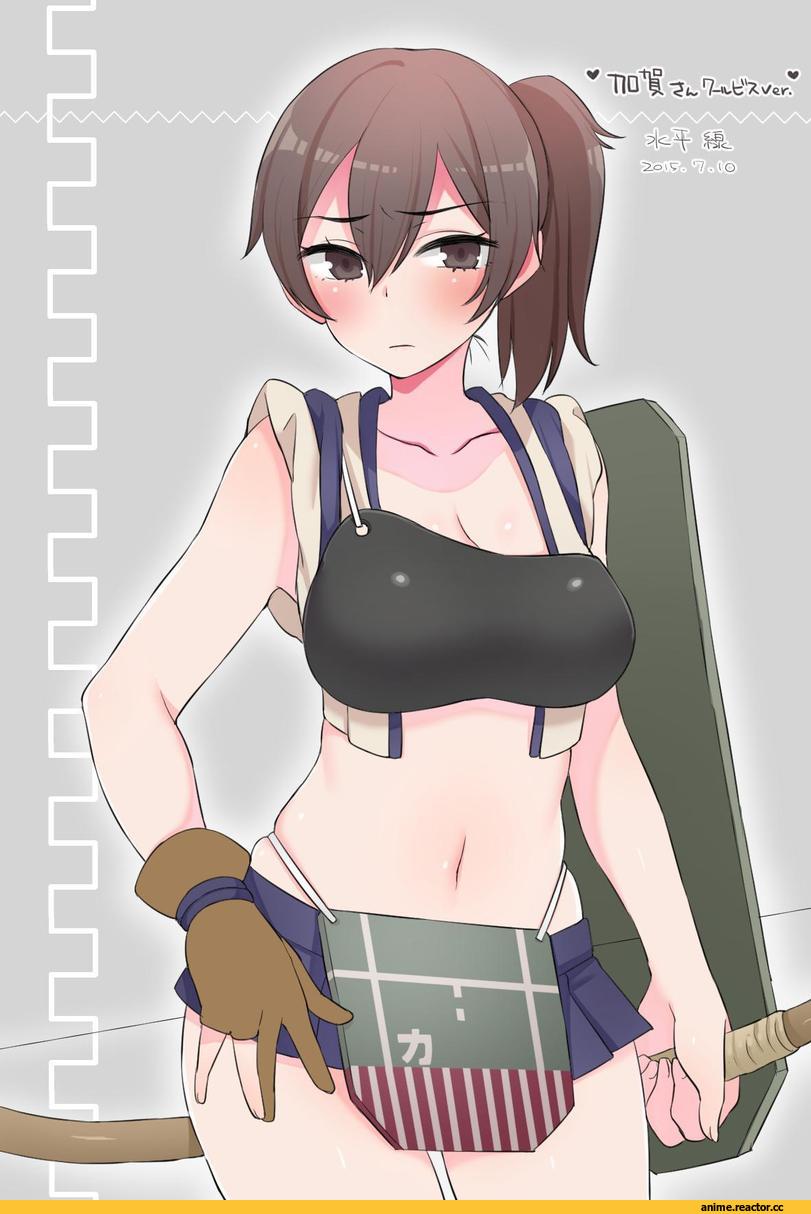 Kaga (Kantai Collection), Kantai Collection, suiheisen, Anime