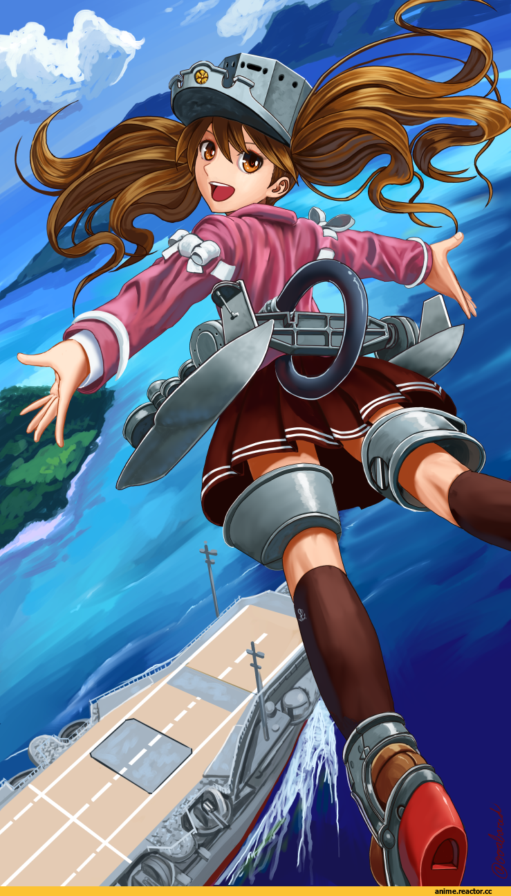 Ryuujou, Kantai Collection, Anime Art, Abazu-Red, Anime