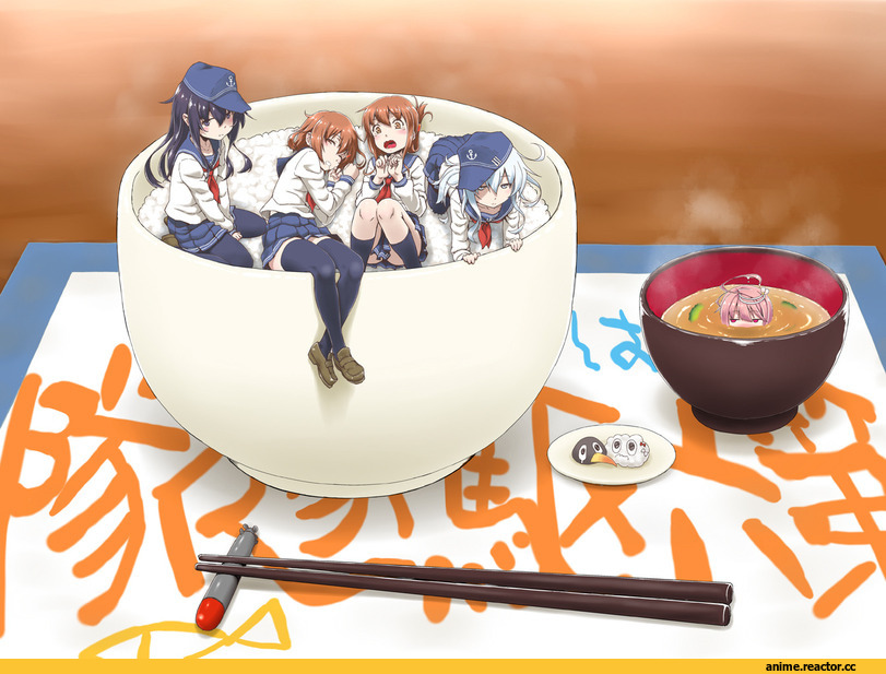 Kantai Collection, Anime Няши, akatsuki (kantai collection), Hibiki (Kantai Collection), Inazuma (Kantai Collection), ikazuchi (kantai collection), i-58, anime loli, Anime