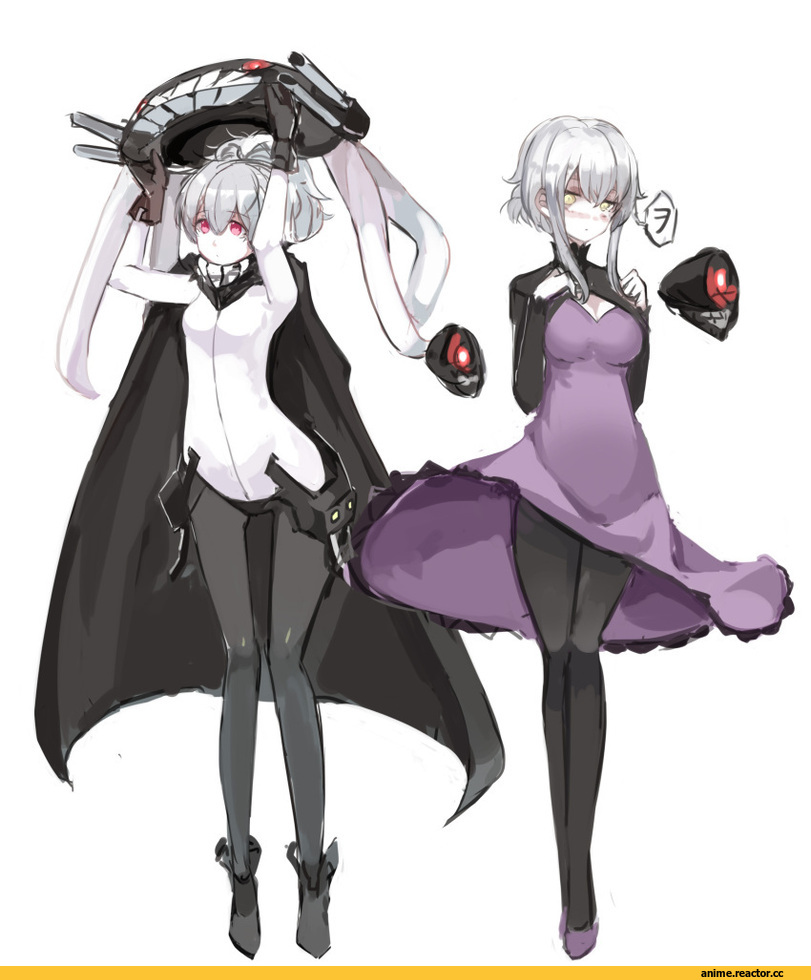 Darker than Black, Yin, crossover, Kantai Collection, wo-class, Anime