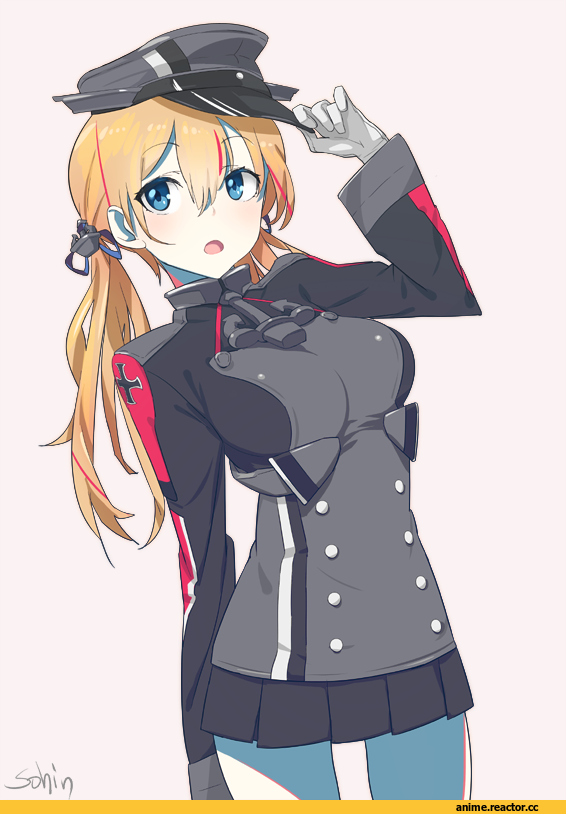 Prinz Eugen, Kantai Collection, so shina, Anime