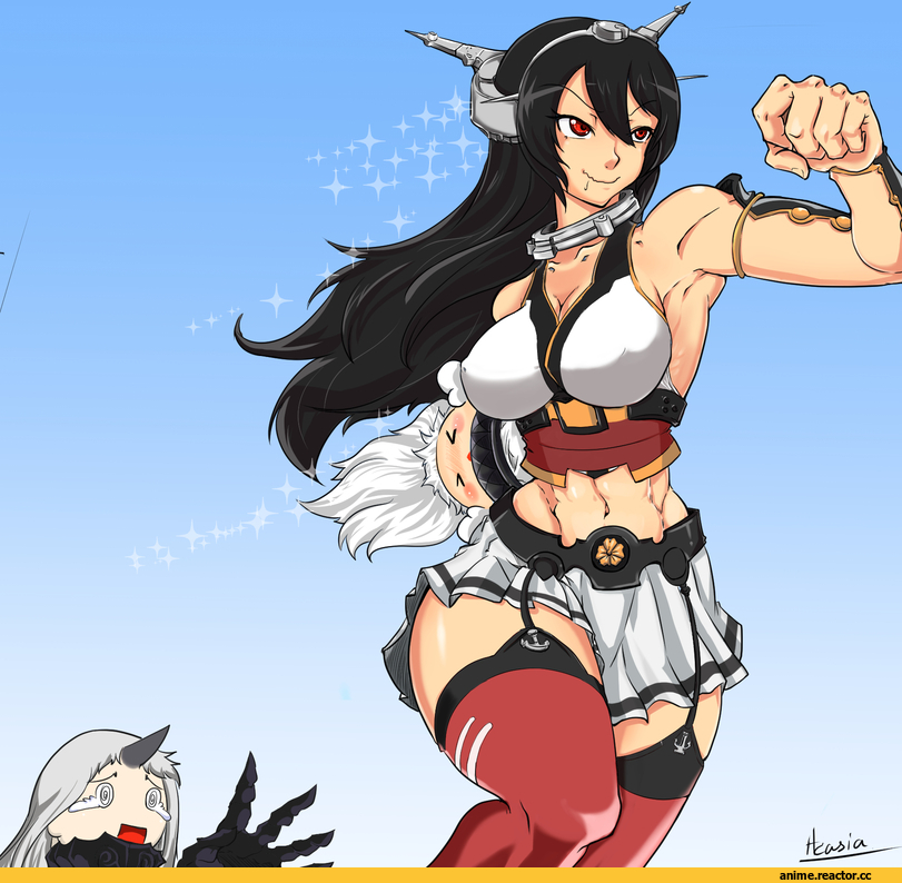 acasia, Northern Ocean Hime, Kantai Collection, Seaport Hime, Nagato (Kantai Collection), Anime