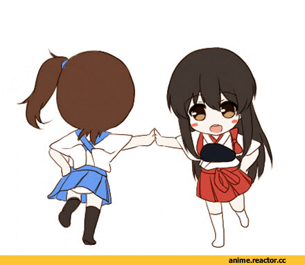 Kantai Collection, Kaga (Kantai Collection), Akagi (Kantai Collection), Anime Гифки, Anime