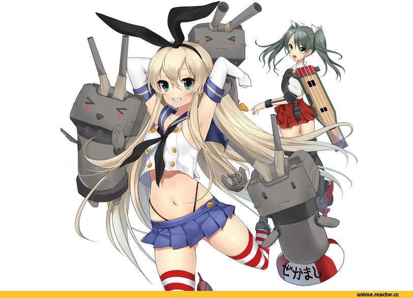 Shimakaze, Kantai Collection, Zuikaku (Kantai Collection), Matarou (genkai toppa), Anime Art, Anime
