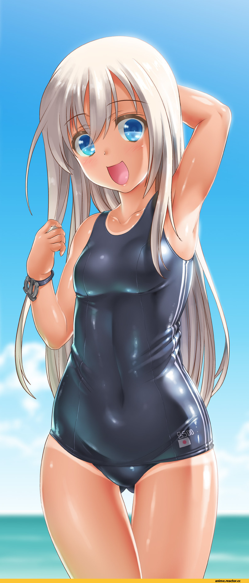 Anime Art, byeontae jagga, Kantai Collection, Ro-500 (Kantai Collection), Anime
