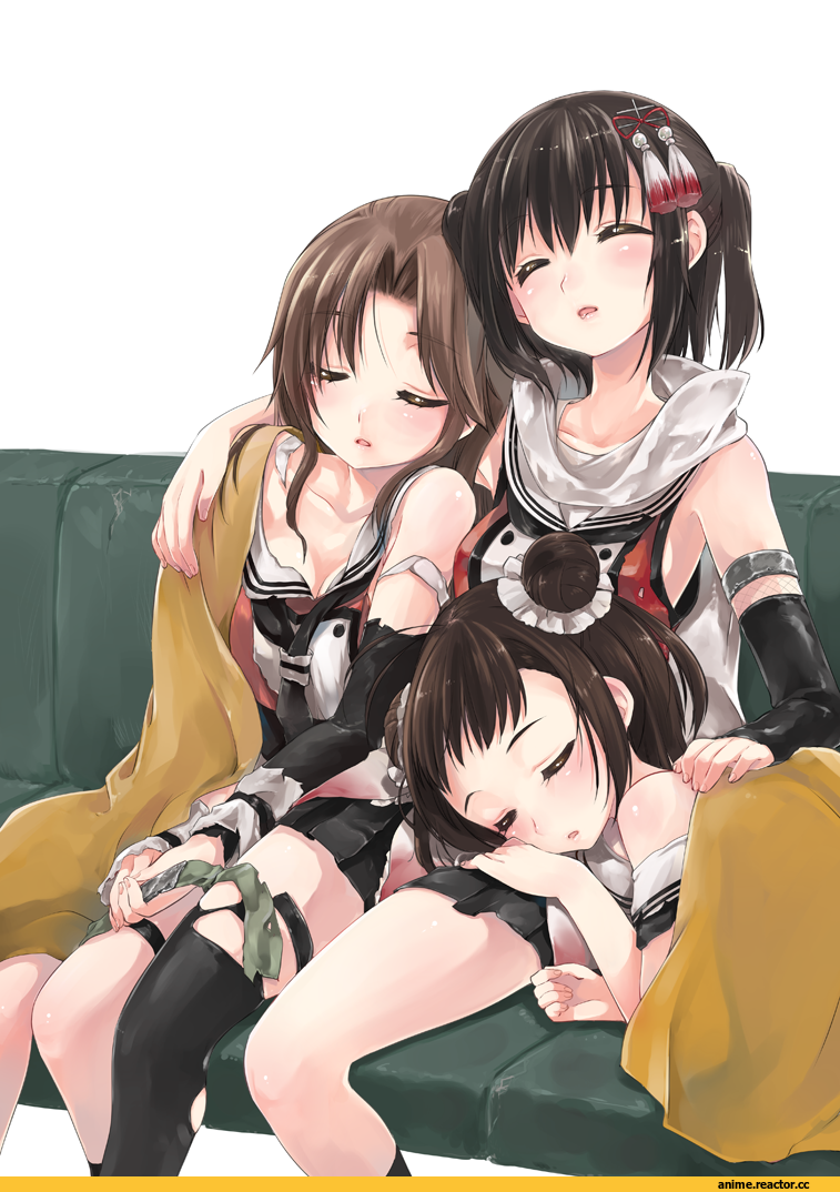 Jintsuu (Kantai Collection), Kantai Collection, Naka (Kantai Collection), Sendai (Kantai Collection), Anime