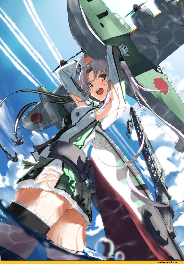 Akitsushima (Kantai Collection), Kantai Collection, Tsuuhan, Reppuu (Kantai Collection), Anime