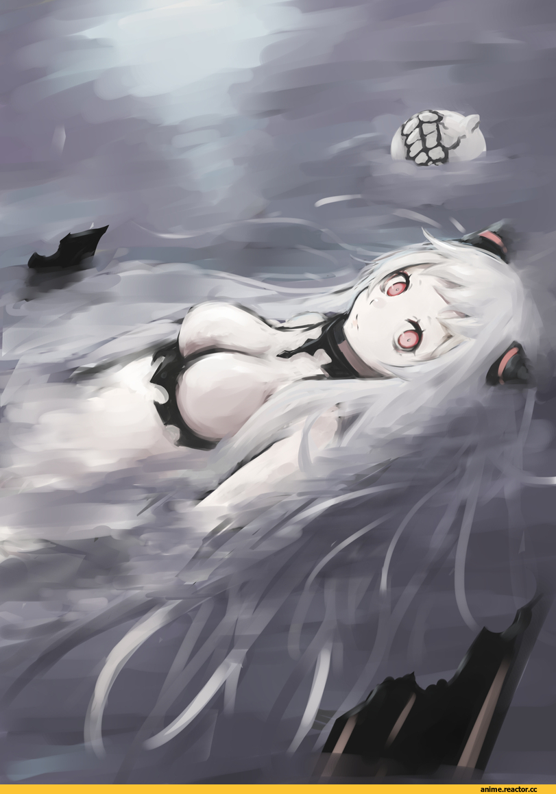 Airfield Hime, Kantai Collection, senaya eru, Monochrome (Anime), Anime Art, Anime