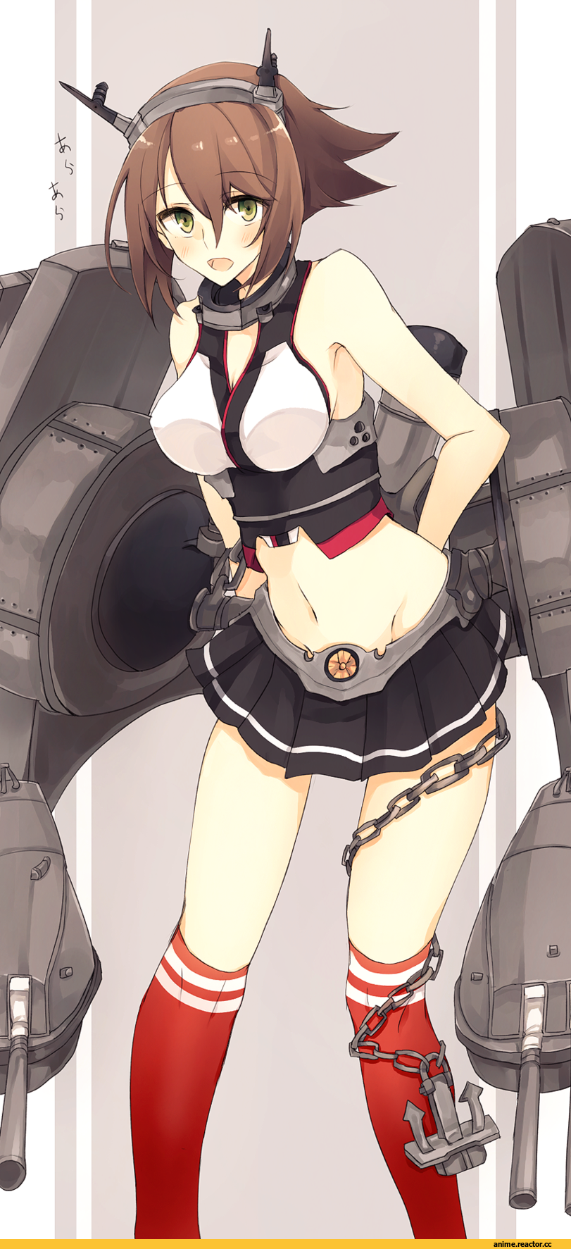Mutsu, Kantai Collection, kinona, Anime