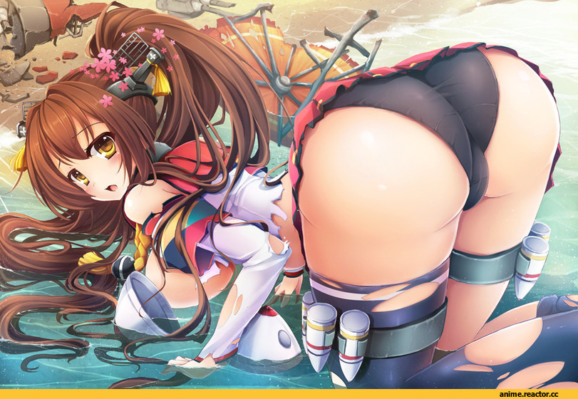 Yamato (Kantai Collection), Kantai Collection, Anime Adult pantsu, Anime Ero, Anime Adult Wet, Anime Ero Swim, oshiri, Anime